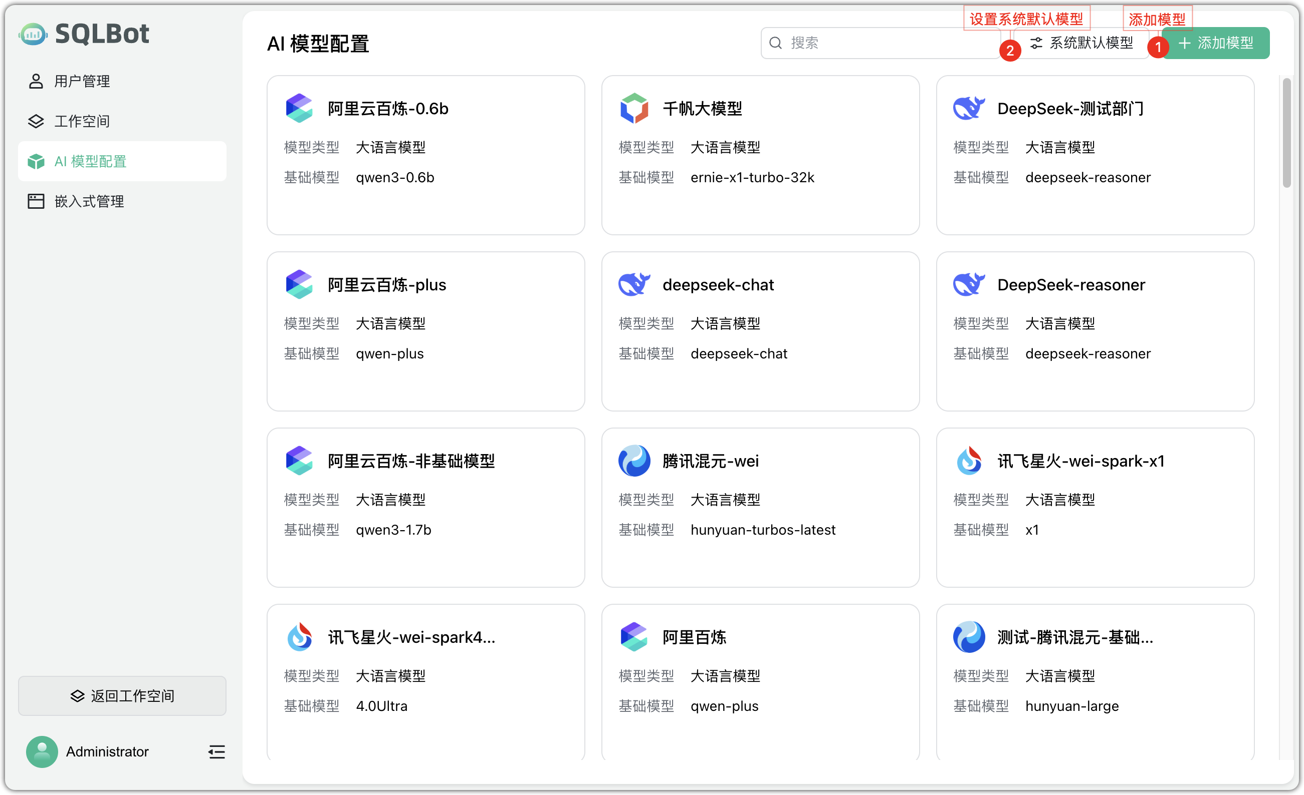 模型