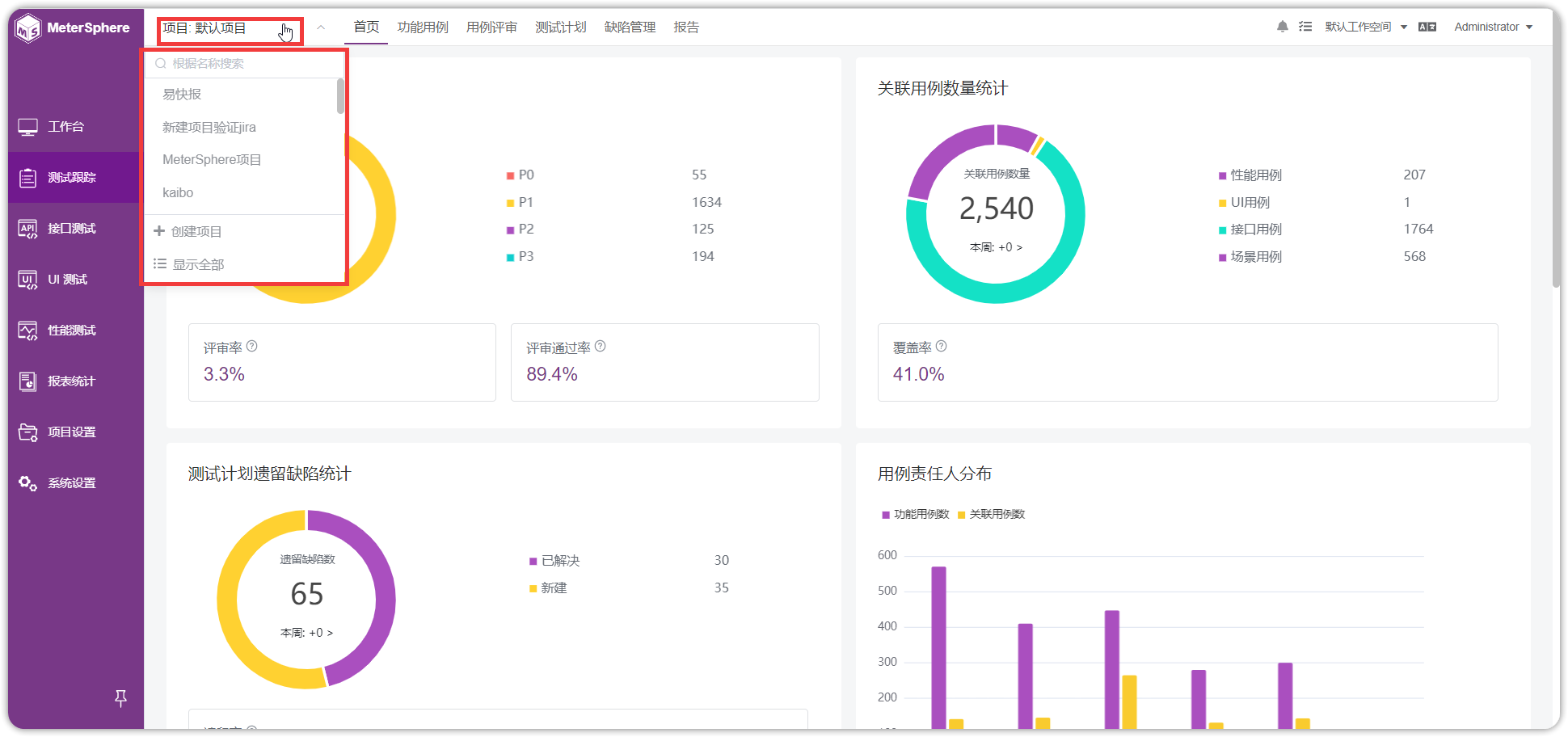 !切换项目