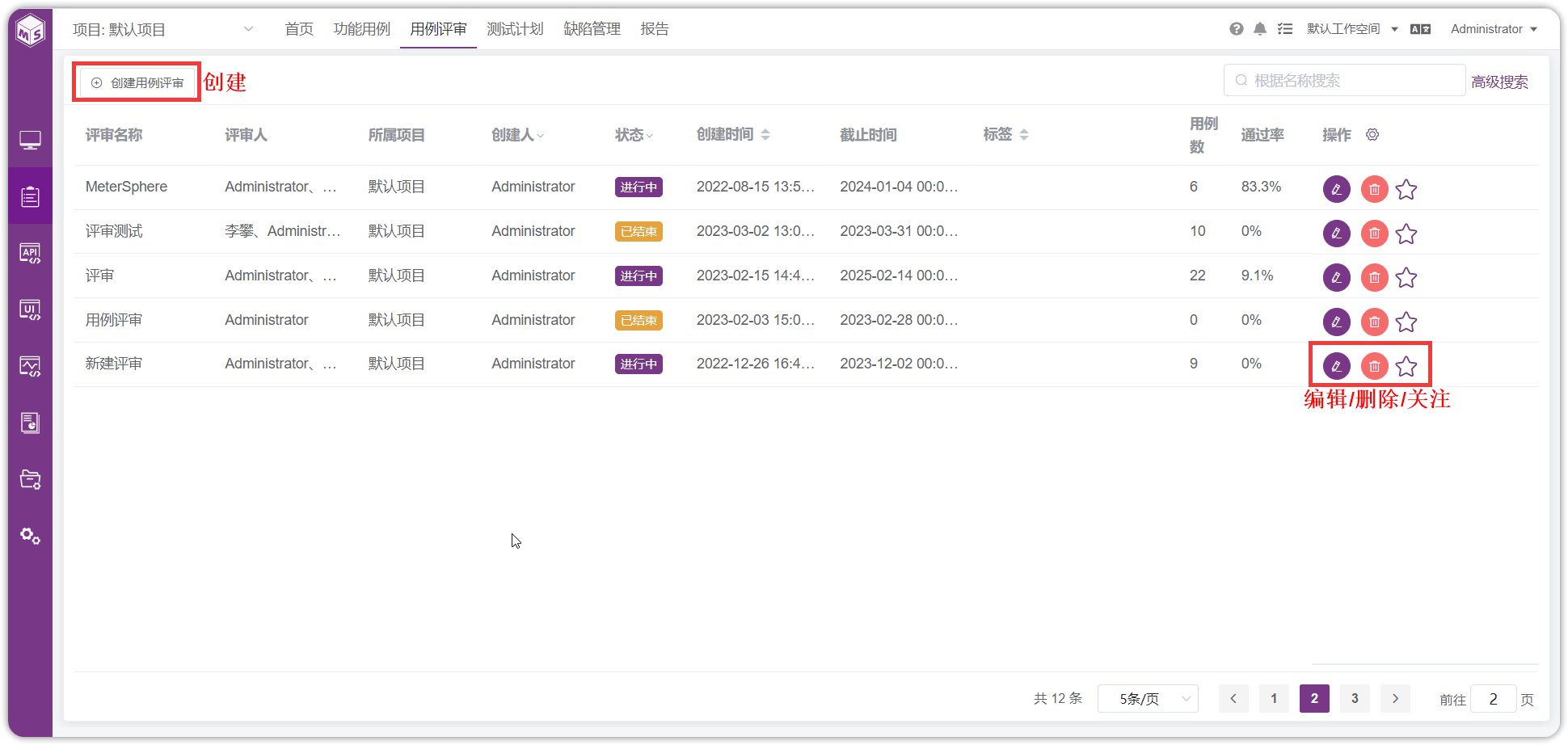 !用例评审